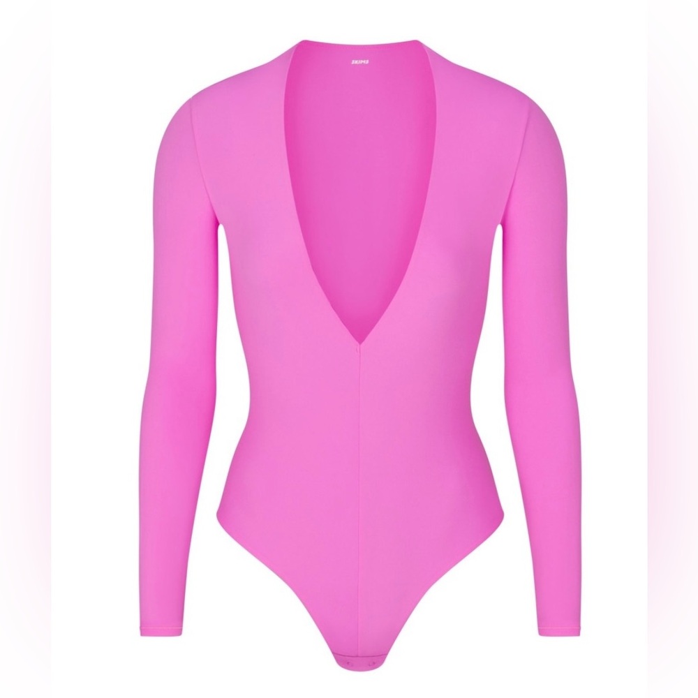 SKIMS NWT Orchid fits everybody plunging bodysuit size M